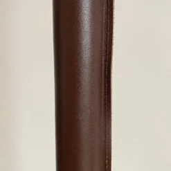 Outlet Pamono Art Deco Leather Clad Floor Lamp, 1980s