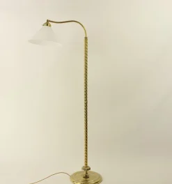 Sale Pamono Art Deco Massive Brass Floor Lamp, Vienna, 1930s