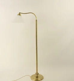 Sale Pamono Art Deco Massive Brass Floor Lamp, Vienna, 1930s