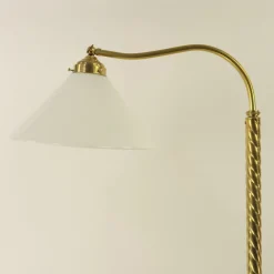Sale Pamono Art Deco Massive Brass Floor Lamp, Vienna, 1930s
