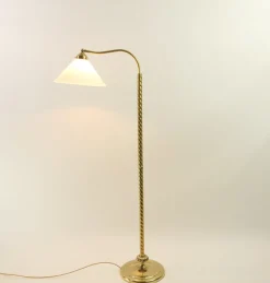 Sale Pamono Art Deco Massive Brass Floor Lamp, Vienna, 1930s