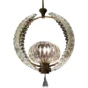 Clearance Pamono Art Deco Murano Chandelier by Ercole Barovier, 1940s