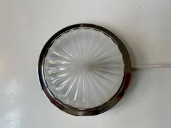 Best Pamono Art Deco Nautical Ship Wall Sconce with Sunburst Glass, 1960s