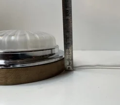 Best Pamono Art Deco Nautical Ship Wall Sconce with Sunburst Glass, 1960s