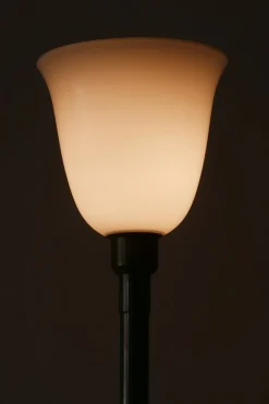 Best Pamono Art Deco Nickel Plated Brass Floor Lamp, 1930s