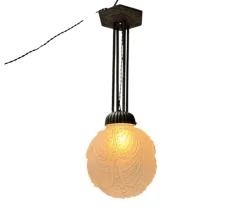 Best Pamono Art Deco Pendant Light by Muller Frères, 1930s