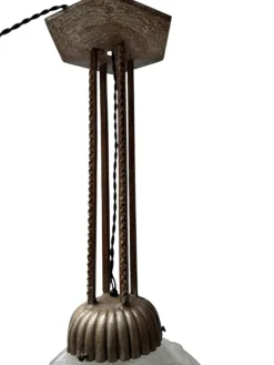 Best Pamono Art Deco Pendant Light by Muller Frères, 1930s