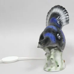 Best Pamono Art Deco Porcelain Bird Lamp, 1940s