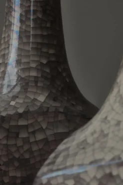 Clearance Pamono Art Deco Stoneware Table Lamps attributed to Michael Andersen & Sons, Denmark, 1940s, Set of 2