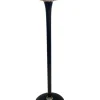 Online Pamono Art Deco Style Floor Lamp in Black Lacquer and Nickel