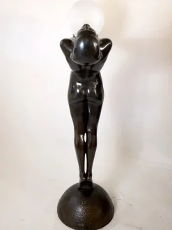 Clearance Pamono Art Deco Style Life-Sized Clarté Floor Lamp from Max Le Verrier, 2022