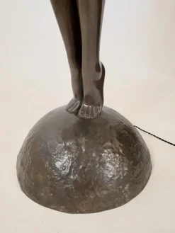 Clearance Pamono Art Deco Style Life-Sized Clarté Floor Lamp from Max Le Verrier, 2022