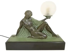 Clearance Pamono Art Deco Style Reverie Sculpture Lamp by Raymonde Guerbe for Max Le Verrier, 2022