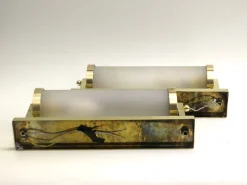 Best Pamono Art Deco Wall Lights by Henri Petitot for Atelier Henri Petitot, 1930s, Set of 2