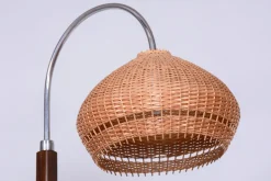 Best Pamono Art Deco Walnut Floor Lamp attributed to J. Halabala for Up Závody, Czech, 1930s