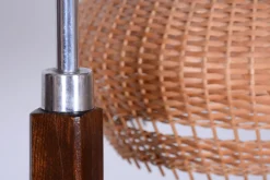 Best Pamono Art Deco Walnut Floor Lamp attributed to J. Halabala for Up Závody, Czech, 1930s