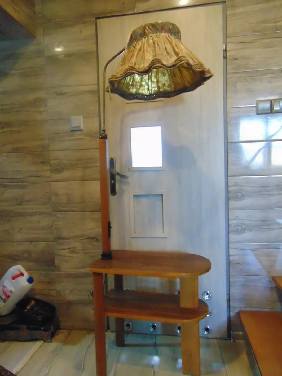 Sale Pamono Art Deco Wooden Floor Lamp, 1920s