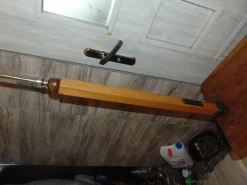 Sale Pamono Art Deco Wooden Floor Lamp, 1920s