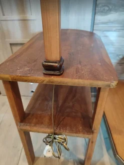 Sale Pamono Art Deco Wooden Floor Lamp, 1920s