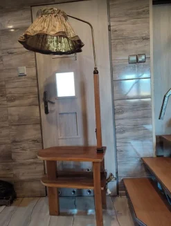 Sale Pamono Art Deco Wooden Floor Lamp, 1920s