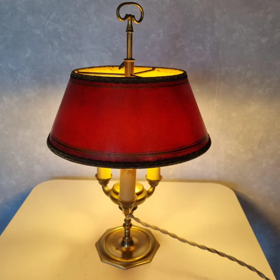 Best Pamono Art Nouveau Bouillotte Desk Lamp, 1920s