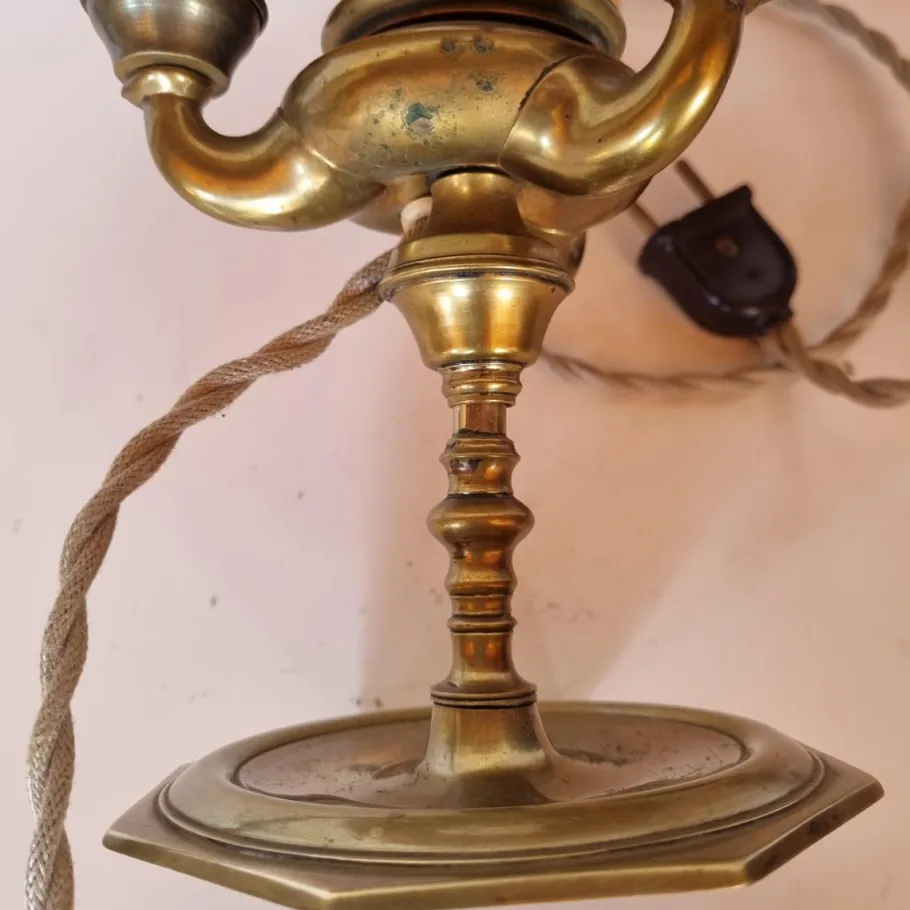 Best Pamono Art Nouveau Bouillotte Desk Lamp, 1920s