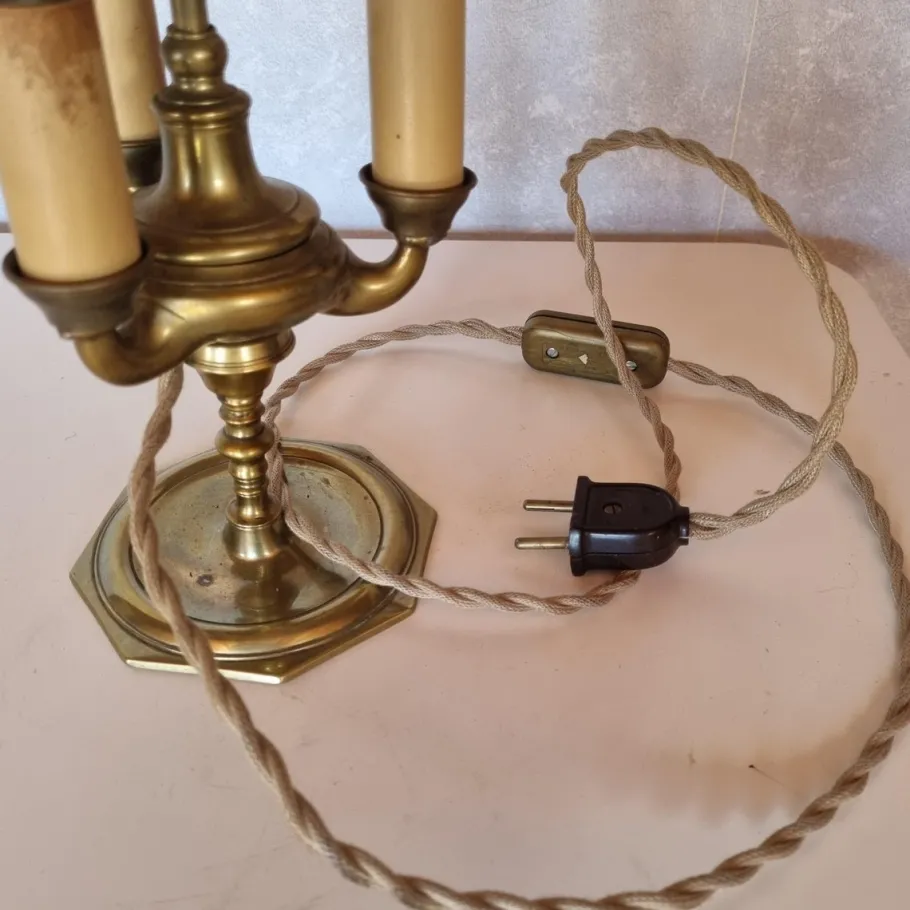 Best Pamono Art Nouveau Bouillotte Desk Lamp, 1920s