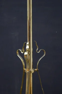 Outlet Pamono Art Nouveau Brass and Copper Floor Lamp