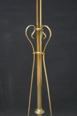 Best Pamono Art Nouveau Brass Floor Lamp