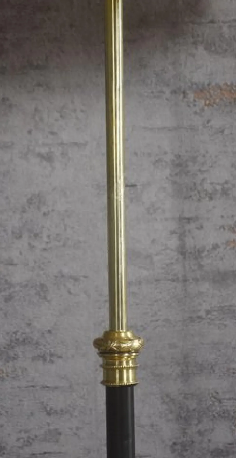 Best Pamono Art Nouveau Brass Standard Floor Lamp