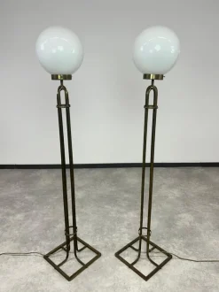 Online Pamono Art Nouveau Floor Lamps by Adolf Loos, 1950s, Set of 2