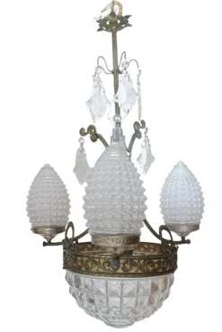 Best Pamono Art Nouveau Lamp, 1890s