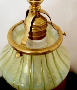 Best Pamono Art Nouveau Pendant with Palme König Shade, Vienna, 1900s