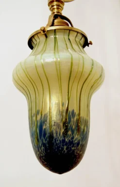 Best Pamono Art Nouveau Pendant with Palme König Shade, Vienna, 1900s