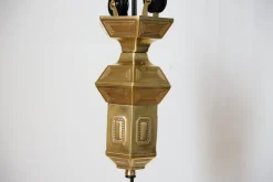 Clearance Pamono Art Nouveau Pull Down Brass Pendant Light, 1890s