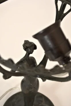 Best Pamono Art Nouveau Table Lamp by Lucien Edouard Alliot for Judgendstil