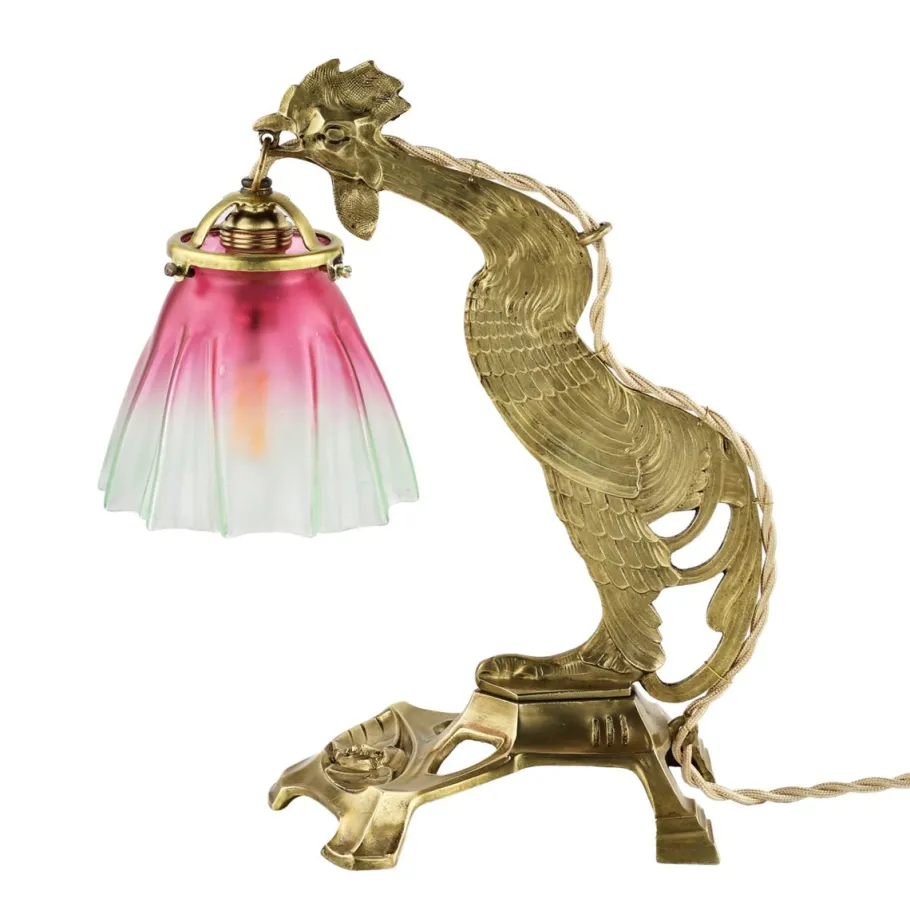 Best Pamono Art Nouveau Table Lamp, 1900s