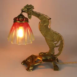 Best Pamono Art Nouveau Table Lamp, 1900s