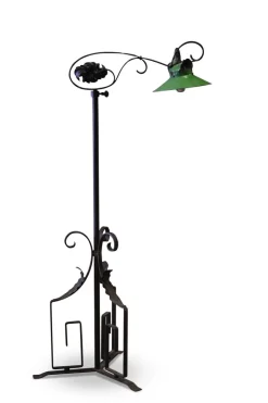 Online Pamono Art Nouveau Wrought Iron Floor Lamp