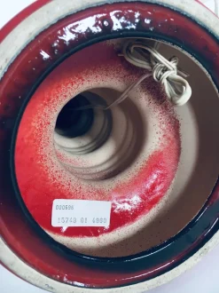 Best Pamono Art Pottery Fat Lava Ceramic Lamp Base, West Germany, 1960s