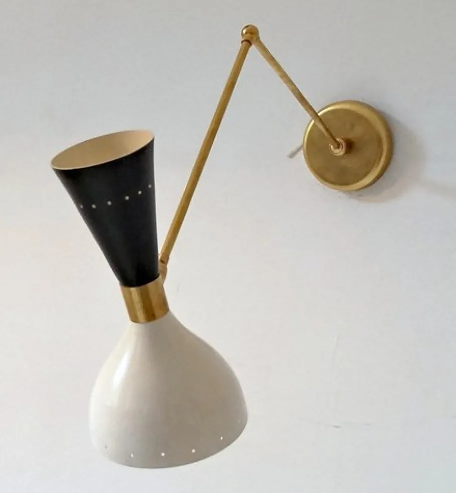 Best Pamono Articulated Sconce in Brass