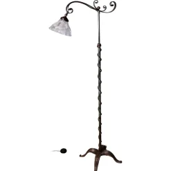 Hot Pamono Arts and Crafts Telescopic Floor Lamp, 1900s