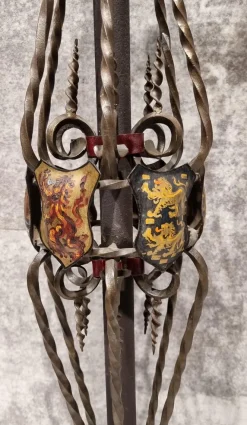 Sale Pamono Arts and Crafts Wrought Iron Floor Lamp