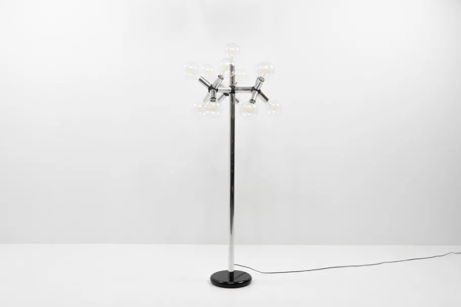 Outlet Pamono Atomic Floor Lamp by Haussmann for Swisslamps International, 1980s