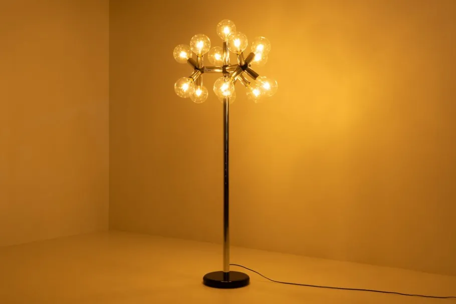 Outlet Pamono Atomic Floor Lamp by Haussmann for Swisslamps International, 1980s
