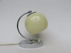 Best Pamono Austrian Art Deco Bedside Lamps in Chrome, Set of 2