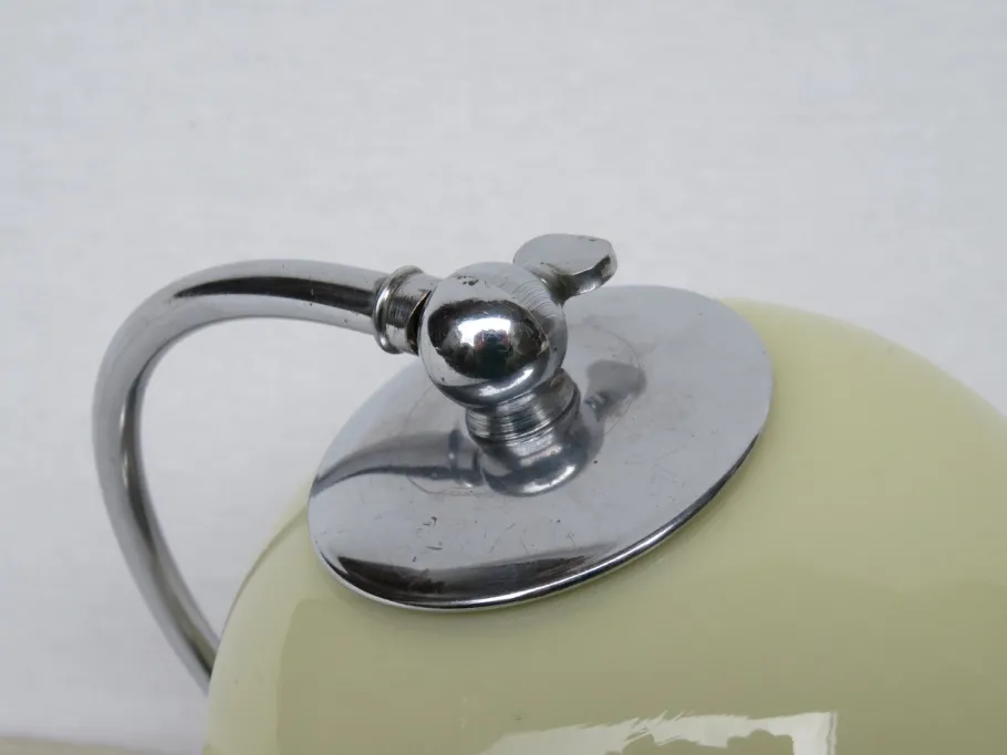 Best Pamono Austrian Art Deco Bedside Lamps in Chrome, Set of 2