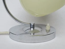 Best Pamono Austrian Art Deco Bedside Lamps in Chrome, Set of 2