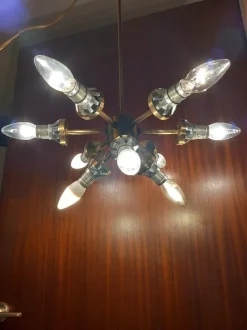 Discount Pamono Austrian Space Age Chandelier, 1970s