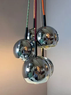 Best Pamono Ball Lamp in Chrome from Baum-Leuchten